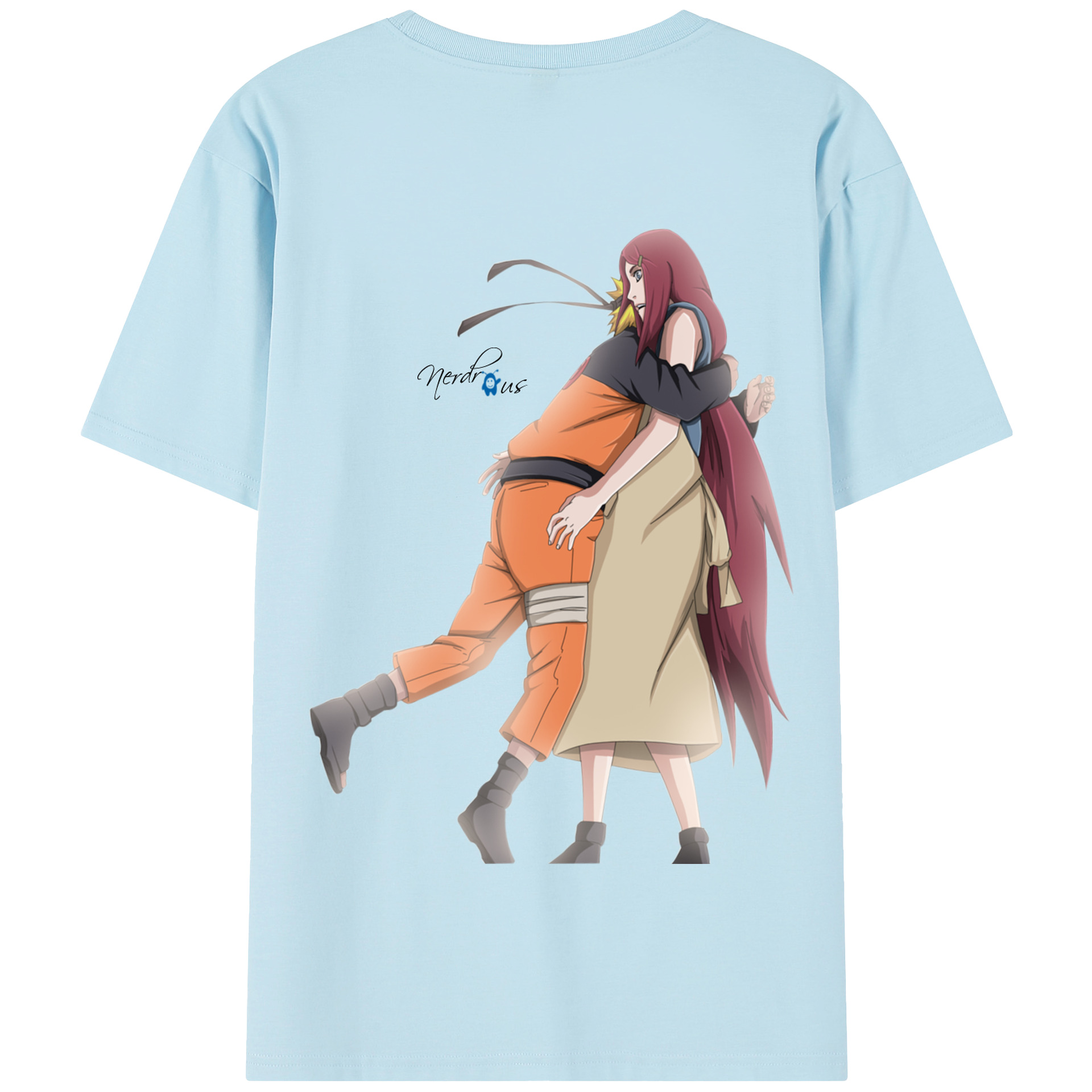 （画像用） NARUTO -ナルト- うずまき ナルト Uzumaki Naruto 綿100％半袖Tシャツ（背面プリント）
